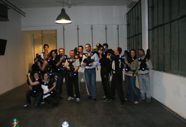 Laser tag en Milán 